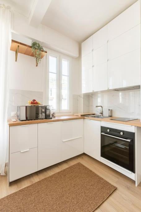 Ferienwohnung "Promenade Retreat 1Br Gem 50M To The Beach" Nizza Exterior foto